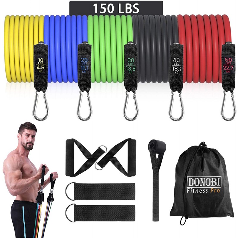 Donobi Resistance Bands Set, Workout Bands for Men...