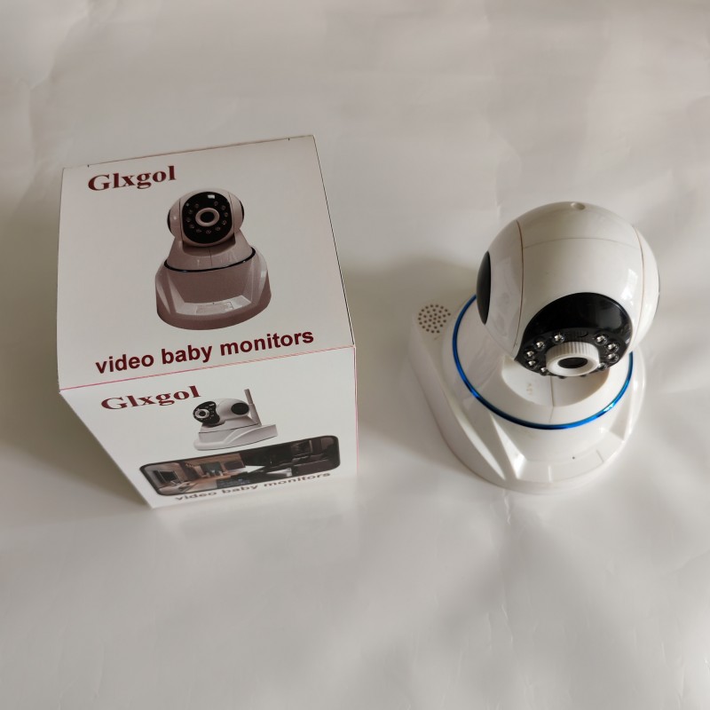 Glxgol Baby Cameras Monitor Pan-Tilt-Zoom Video Baby Monitor with Camera and Audio, Night Vision No WiFi