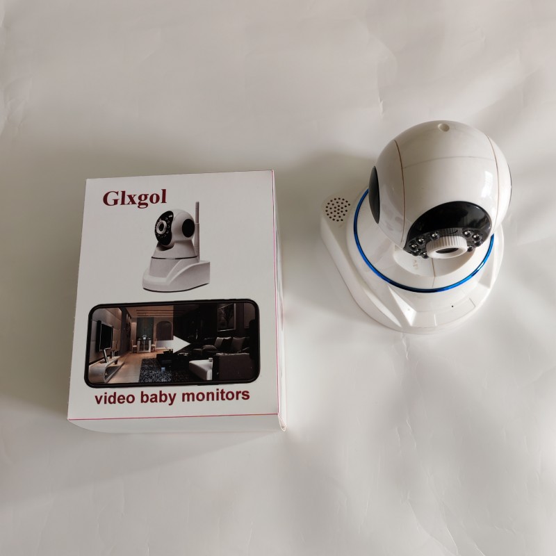 Glxgol Baby Cameras Monitor Pan-Tilt-Zoom Video Baby Monitor with Camera and Audio, Night Vision No WiFi