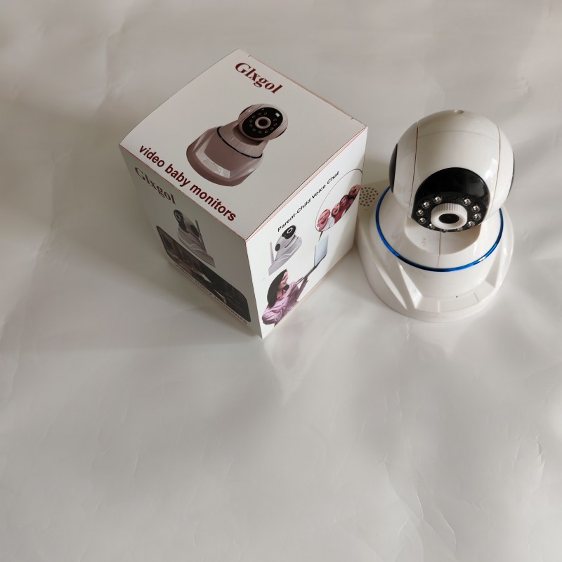 Glxgol Baby Cameras Monitor Pan-Tilt-Zoom Video Baby Monitor with Camera and Audio, Night Vision No WiFi