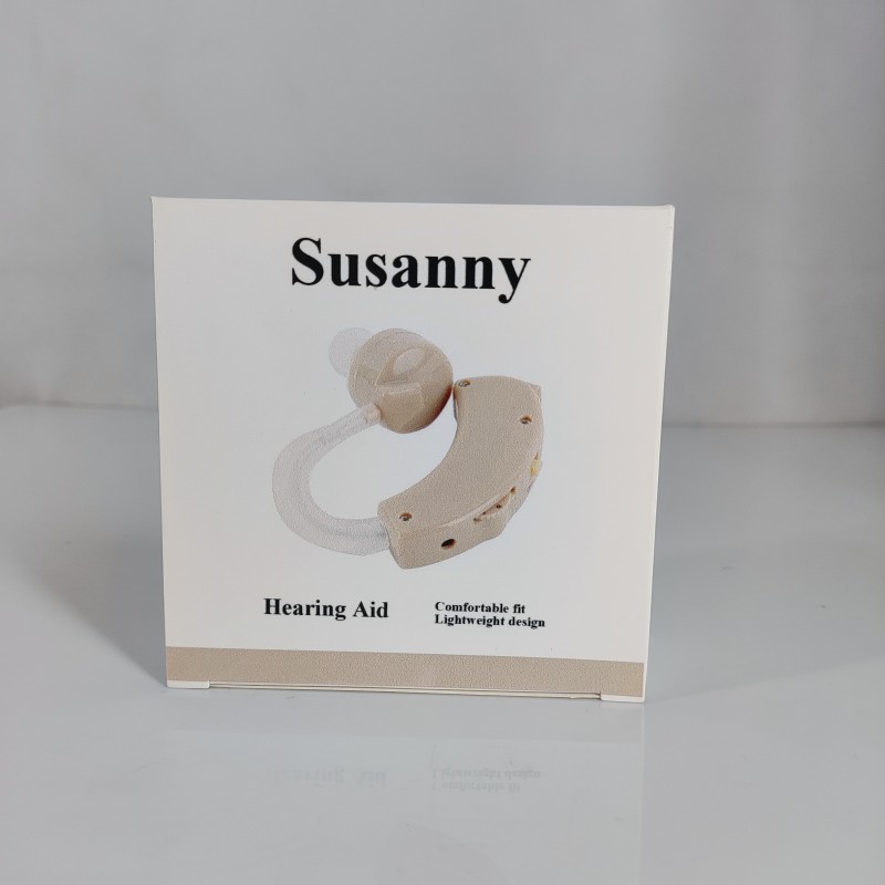 Susanny Hearing Aid for Seniors Comfortable Fit Lightweight Design Button Battery Hearing Assist Device