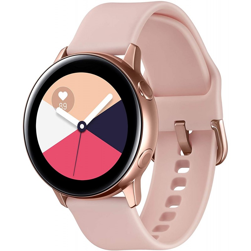 Samsung Galaxy Watch Active (40MM, GPS, Bluetooth) Smart Watch with Fitness Tracking, and Sleep Analysis - Rose Gold  (US Version)