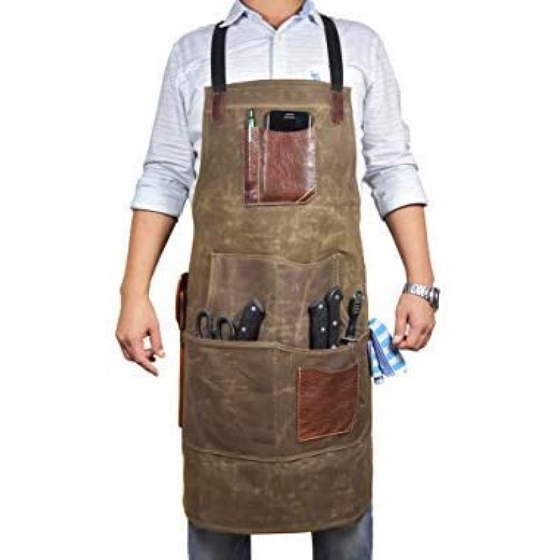 One Size Fits Utility Apron | Adjustable Cross-Bac...